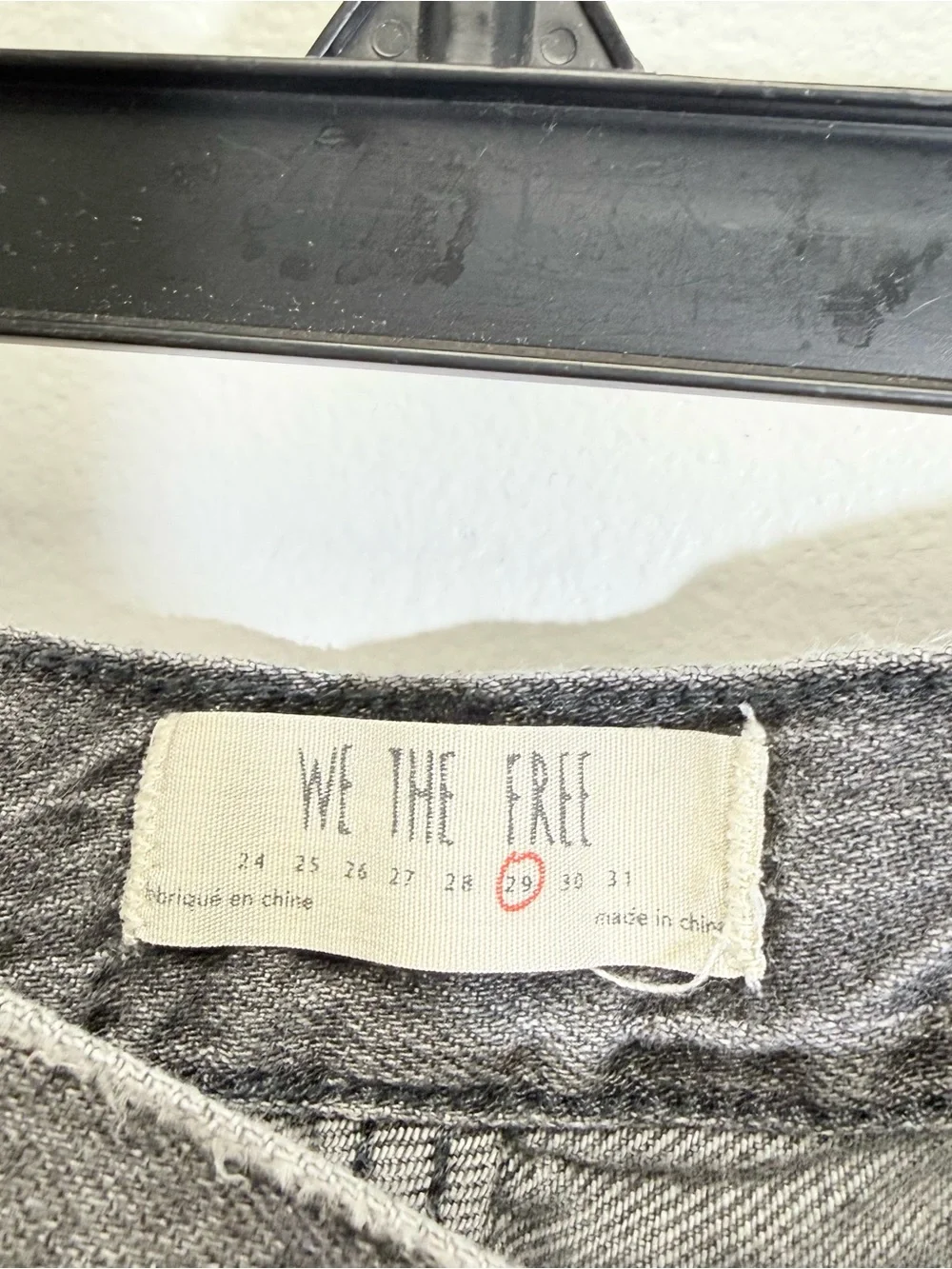 Free People We The Free Good Vibrations Cut-Off Shorts Sulphur Black 29